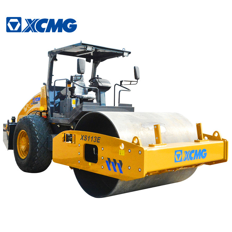 XCMG Official 10 Ton Mini Road Roller XS113E Cheap Single Drum Vibratory Road Roller Compactor Price